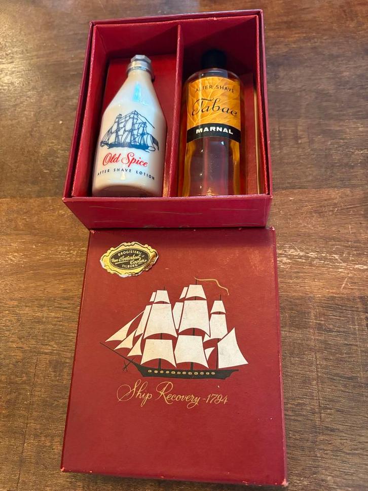 Old Spice Geschenkset met After Shave Lotion, Sieraden, Tassen en Uiterlijk, Uiterlijk | Parfum, Gebruikt, Ophalen of Verzenden