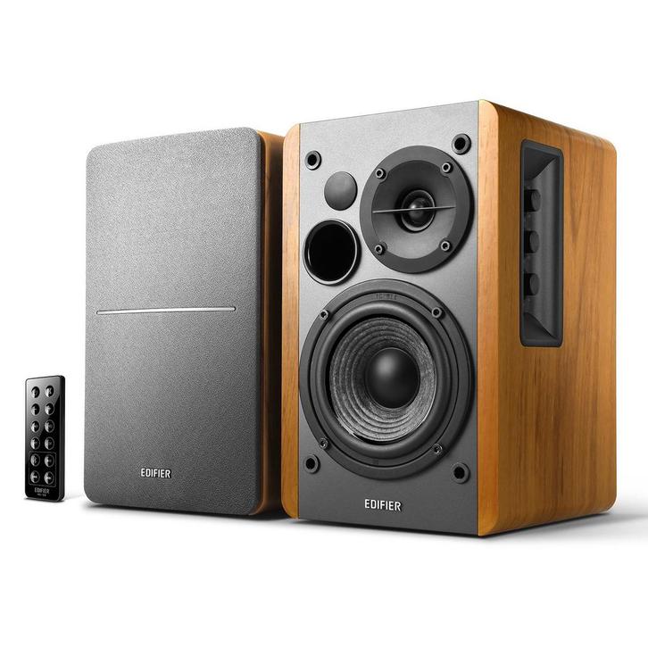 Edifier R1280DB actieve Bluetooth PC platenspeler speakers, Audio, Tv en Foto, Luidsprekers, Zo goed als nieuw, Front, Rear of Stereo speakers