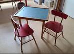 Kindertafeltje met twee stoeltjes, degelijk en leuk!’, Kinderen en Baby's, Kinderkamer | Tafels en Stoelen, Ophalen, Gebruikt