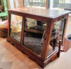 Prachtige massief houten Indiase toonbank/vitrinekast, Eén persoon, Cadeaubon