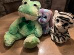 3 zachte knuffels (o.a. Miri - Tie Dye 27 cm), Ophalen of Verzenden, Zo goed als nieuw, Overige typen