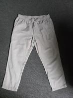 Katoen/linnen beige broek norah€10,-, Beige, Maat 42/44 (L), Ophalen of Verzenden, Zo goed als nieuw