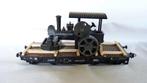 HO Lilput wagon met Brekina Henschel stoomwals, Gebruikt, Verzenden, Gelijkstroom of Wisselstroom, Wagon