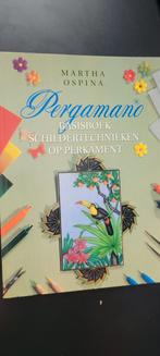 Pergamano Basisboek Schilderen op Perkament, Verzenden, Zo goed als nieuw, Tekenen en Schilderen, Martha Ospina