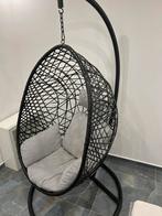 Mooie hangstoel voor binnen of buiten, Ophalen, Zwart, Zo goed als nieuw, Metaal