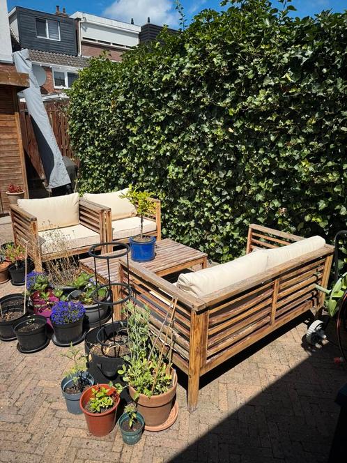 Loungeset / Tuinset 4-person, Tuin en Terras, Tuinsets en Loungesets, Zo goed als nieuw, Ophalen