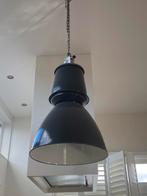 Grote emaille fabriekslamp, Huis en Inrichting, Lampen | Hanglampen, Ophalen of Verzenden, Gebruikt, Minder dan 50 cm