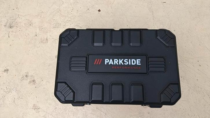 Parkside krachtige accu circelzaag in koffer., Doe-het-zelf en Verbouw, Gereedschap | Machine-onderdelen en Toebehoren, Zo goed als nieuw