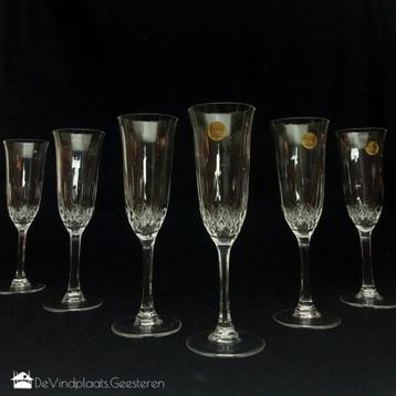 Chique loodkristal champagneglazen Capri Crystal beschikbaar voor biedingen