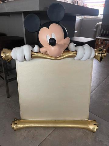 Uniek prachtig groot Mickey mouse krijtbord org Disney beeld beschikbaar voor biedingen