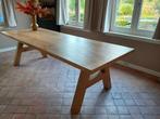Grote Eiken Eettafel   2670mm lang!!, Ophalen, Gebruikt, Eikenhout, 200 cm of meer