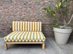 Palletbankje inclusief kussens, Ophalen, Gebruikt, Hout
