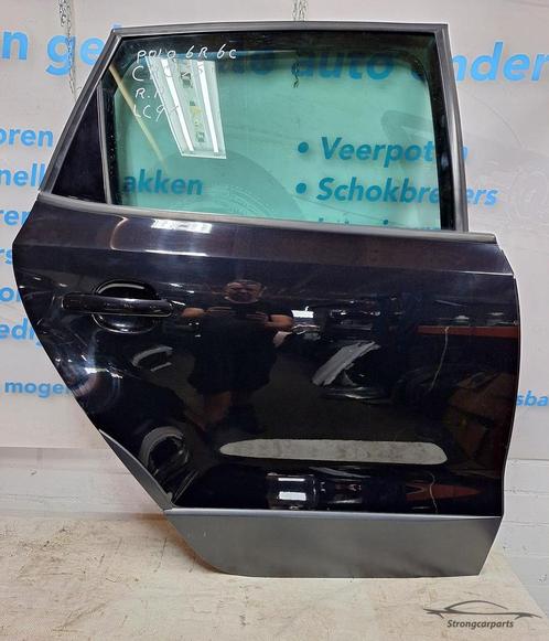Deur Portier VW Polo 6R 6C Cross rechts achter compleet LC9X, Auto-onderdelen, Carrosserie en Plaatwerk, Deur, Volkswagen, Achter