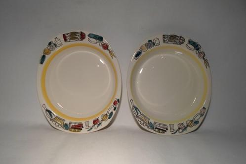 Croketski Borden Stavangerflint Norway, Antiek en Kunst, Antiek | Servies los, Ophalen of Verzenden
