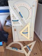 Vintage schoolbord gereedschap, Ophalen of Verzenden, Gebruikt, Accessoires