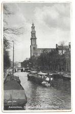 AK Amsterdam - Prinsengracht m. Westertoren., 1940 tot 1960, Noord-Holland, Ongelopen, Verzenden
