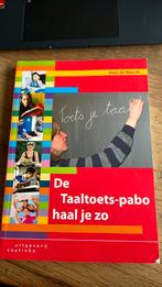 H. de Weerdt - De Taaltoets-pabo haal je zo, Ophalen of Verzenden, Zo goed als nieuw, H. de Weerdt