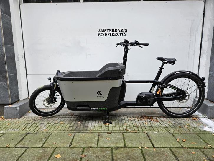 Carqon Cruise zwart  500wh 233 km!, Fietsen en Brommers, Fietsen | Bakfietsen, Zo goed als nieuw, Overige merken, Elektrisch, Ophalen of Verzenden