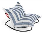 Fatboy Rock ‘n Roll Rocking Chair / schommelstoel blauw wit, Ophalen of Verzenden, Zo goed als nieuw, Blauw, Zitzakstoel