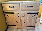 Kastje steigerhout/ commode, Huis en Inrichting, Kasten | Ladekasten, 1 of 2 laden, Zo goed als nieuw, Minder dan 100 cm, 25 tot 50 cm