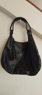 Bijenkorf zwart leren tas , zo goed als nieuw., Sieraden, Tassen en Uiterlijk, Tassen | Damestassen, Ophalen of Verzenden, Zo goed als nieuw