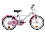 Kinderfiets 16 inch 4-6 JAAR DOCTO GIRL incl zijwielen, Fietsen en Brommers, Btwin Decathlon, Gebruikt, 16 inch, Handrem