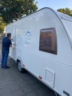zeer complete Burstner caravan flipper 460 TS, Caravans en Kamperen, Caravans, Vast bed, Rondzit, Particulier, Bürstner