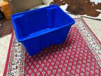 Plastic krat blauw, Doe-het-zelf en Verbouw, Kratten en Dozen, Doos, Minder dan 35 cm, Minder dan 50 cm, Ophalen of Verzenden