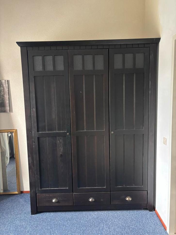 Linnenkast 3 deurs met hang- en legruimte, Huis en Inrichting, Kasten | Kledingkasten, Gebruikt, 200 cm of meer, 150 tot 200 cm