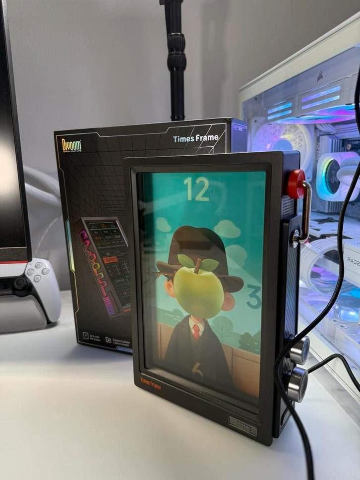 Divoom Times Frame Black ( NEW ), Computers en Software, Overige Computers en Software, Nieuw, Ophalen of Verzenden