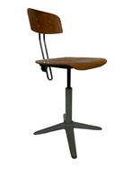 Vintage tekenstoel atelierstoel bureaustoel jaren 70 design, Huis en Inrichting, Bureaustoelen, Gebruikt, Vintage, Vintage, Ophalen