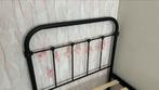 1 persoons bed, metalen meiden bed, zwart, leenbakker, Ophalen, Gebruikt, Eenpersoons, Zwart
