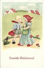 illustrator Inge Scott - kinderen - oud 1943 * Pittius kaart, 1940 tot 1960, Gelopen, Kinderen, Ophalen of Verzenden