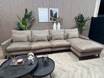 Verlengde Urban Sofa Hoekbank Microleer - Taupe - 342 x 170, Huis en Inrichting, Ophalen, Urban Sofa Microleer Hoekbank Taupe Trendy Modern Scandinavisch