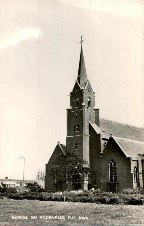 Berkel en Rodenrijs R.K. Kerk, Verzamelen, Ansichtkaarten | Nederland, Ongelopen, Zuid-Holland, 1940 tot 1960, Verzenden