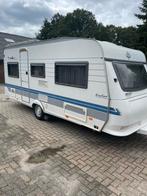 Nette hobby 495 2007 met mover en nieuwe banden, Caravans en Kamperen, Caravans, 1000 - 1250 kg, Particulier, Rondzit, 4 tot 5 meter