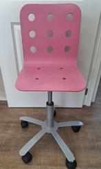 roze ikea burostoel bureau stoel jules, Huis en Inrichting, Bureaustoelen, Ophalen, Gebruikt, Roze