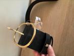 Josh V leren riem breed maat XS/S, 80 tot 90 cm, 5 cm of meer, Zwart, Nieuw