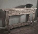 ~Stoer Sober Landelijk Houten Sidetable/Wandtafel~, Huis en Inrichting, Woonaccessoires | Overige, Ophalen of Verzenden, Zo goed als nieuw