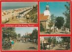 DE KOOG TEXEL Strand Dorpsgezichten Kerk Groeten, Verzamelen, Ansichtkaarten | Nederland, Gelopen, Waddeneilanden, Verzenden, 1980 tot heden