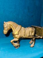 Vintage koperen paard en kar, Antiek en Kunst, Ophalen
