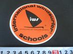 sticker International windsurfer schools IWS  TEN CATE, Ophalen, Zo goed als nieuw, Bedrijf of Vereniging