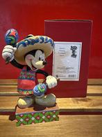 Disney Traditions showcase Jim Shore Mickey, Ophalen of Verzenden, Mickey Mouse, Zo goed als nieuw, Beeldje of Figuurtje