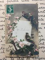 24-11-1912 Ste Catherine - vinkjes en bloesemtak (ME), Ophalen of Verzenden, Voor 1920, Gelopen, Feest(dag)