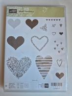 Heart Happiness & Lots of Love Box Framelits  Stampin Up, Ophalen of Verzenden, Gebruikt, Clearstamp