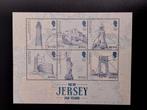 Jersey blok 120 vuurtorens 2014 gestempeld mi 11 eu, Ophalen of Verzenden