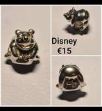 DISNEY Winnie the pooh bedel zilver * meer bedels te koop *, Overige merken, Ophalen of Verzenden, Zo goed als nieuw, 1 bedel