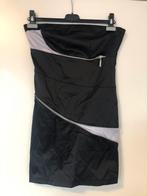 Coolcat zwarte jurk met ritsen maat S/ 36, Zwart, Ophalen of Verzenden, Zo goed als nieuw, Coolcat
