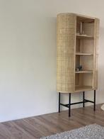 Boho kast julius webbing hoog open rotan, Huis en Inrichting, Kasten | Overige, Ophalen, Zo goed als nieuw