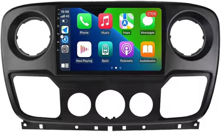Renault Master / Nissan NV400 / Opel Movano – CarPlay & CAM, Auto diversen, Autoradio's, Zo goed als nieuw, Ophalen of Verzenden